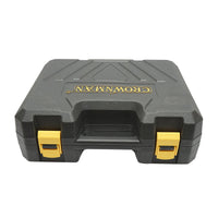 Smerigliatrice angolare con batteria al litio 21V/4Ah, motore brushless, 3 velocità, diametro disco 115mm Crownman