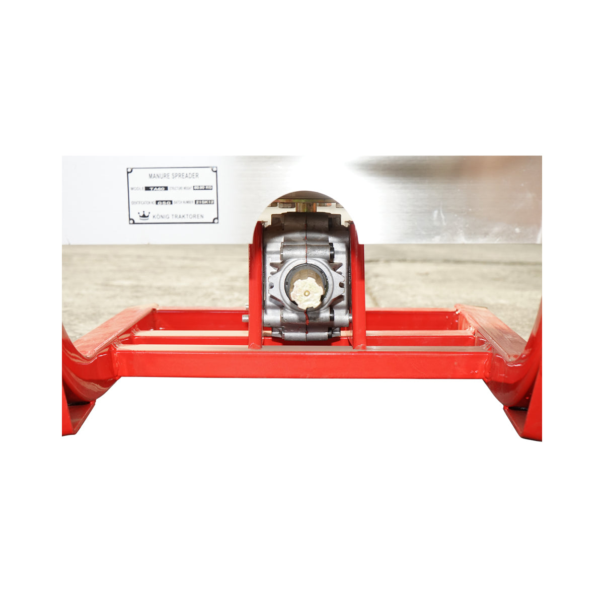 Spandiconcime FLS400 con tramoggia da 400 kg Distributore di fertilizzanti in acciaio inox con cardano incluso e tramoggia da 400 Kg