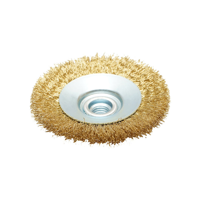 Spazzola circolare in filo metallico 100 mm, M14, Breckner Germany