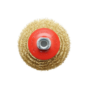 Spazzola circolare in filo metallico 100 mm, M14, Breckner Germany