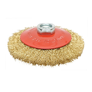 Spazzola circolare in filo metallico 115 mm, M14, Breckner Germany