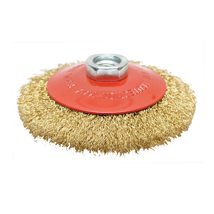 Spazzola circolare in filo metallico 115 mm, M14, Breckner Germany