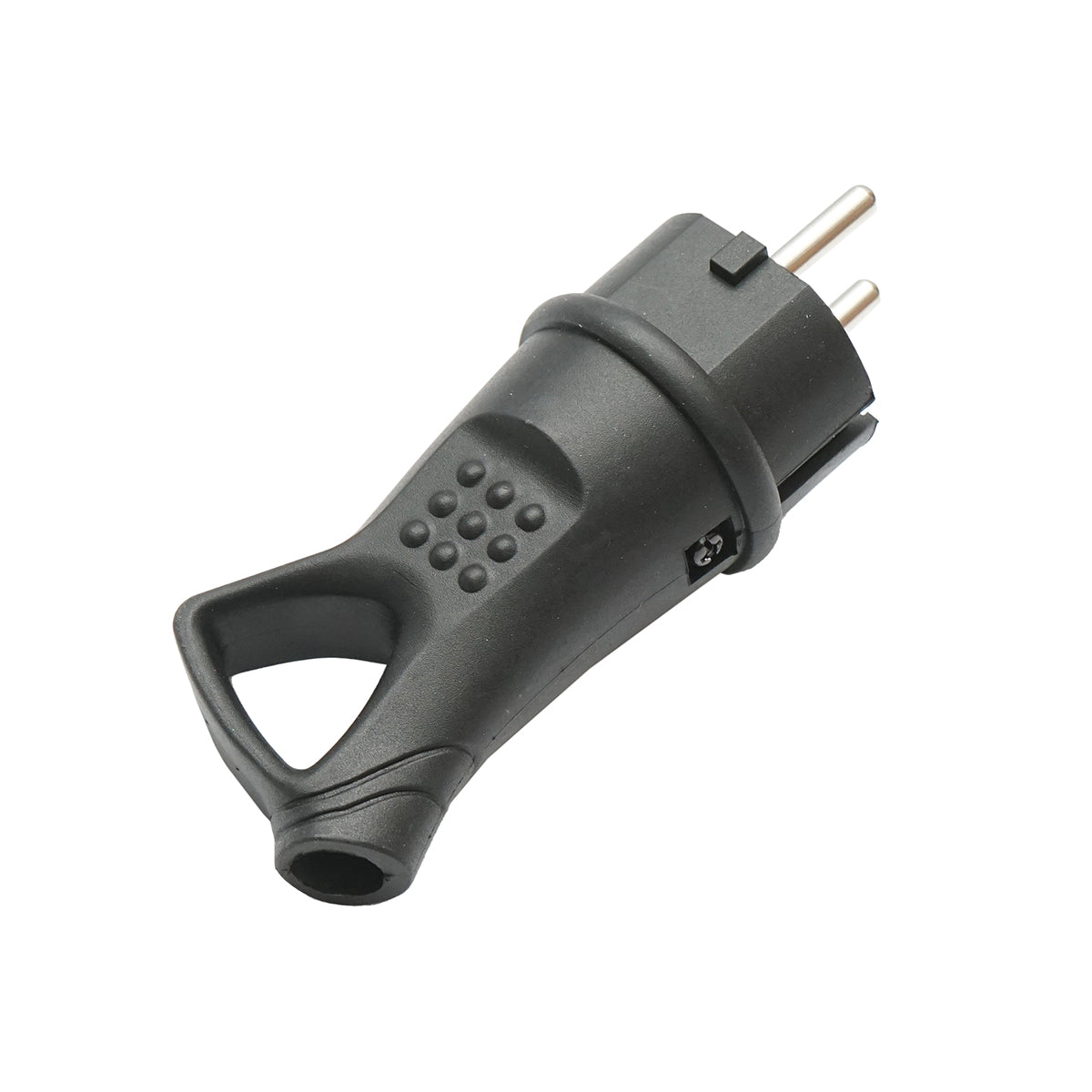 Spina schuko in gomma 250V, 16A con impugnatura e messa a terra IP44