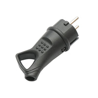 Spina schuko in gomma 250V, 16A con impugnatura e messa a terra IP44