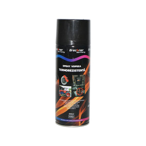 Spray vernice acrilica termoresistente a 400°C nero 450ml  Breckner Germany