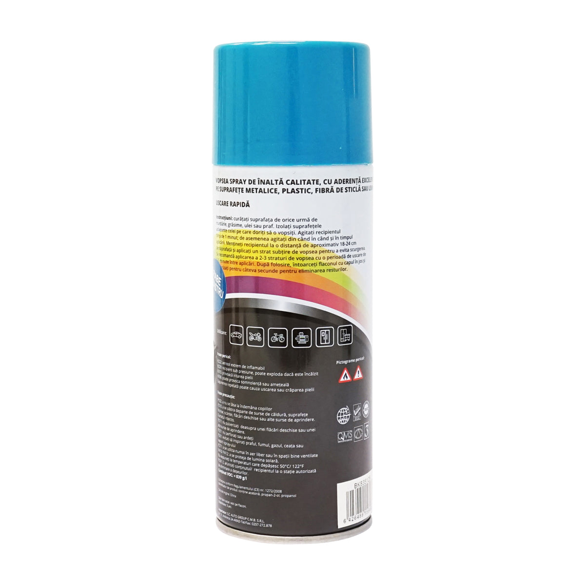 Spray vernice auto blu  professionale ad asciugatura rapida, 450 ml MAGIC