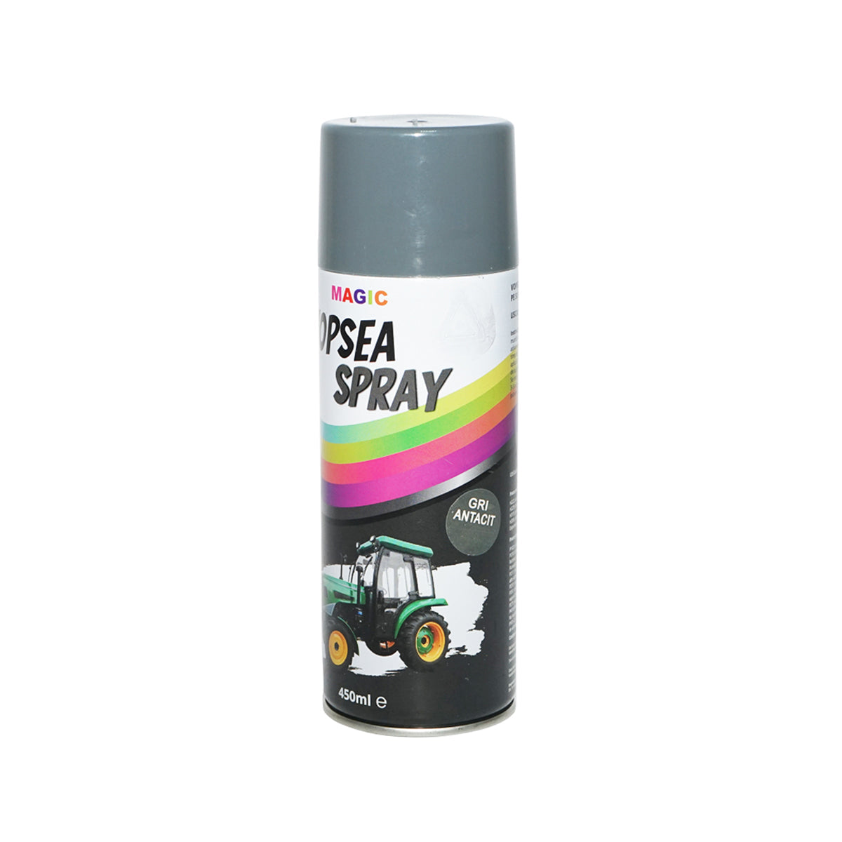 Spray vernice auto grigio RAL7016 Antracite professionale ad asciugatura rapida, 450 ml MAGIC