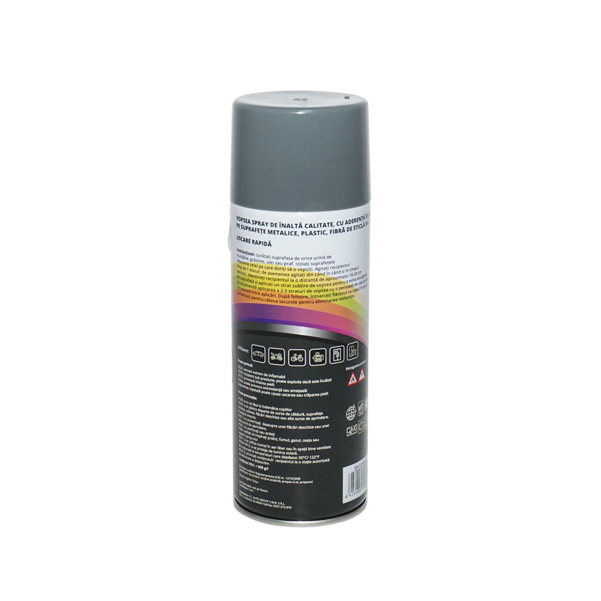 Spray vernice auto grigio RAL7016 Antracite professionale ad asciugatura rapida, 450 ml MAGIC