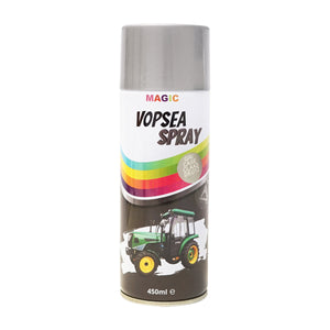 Spray vernice auto grigio tipo Case, Claas, Deutz, professionale con asciugatura rapida 450ml MAGIC.