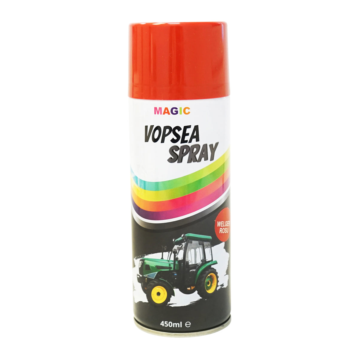 Spray vernice auto rossa CARMINE tipo Welger professionale ad asciugatura rapida, 450 ml MAGIC"