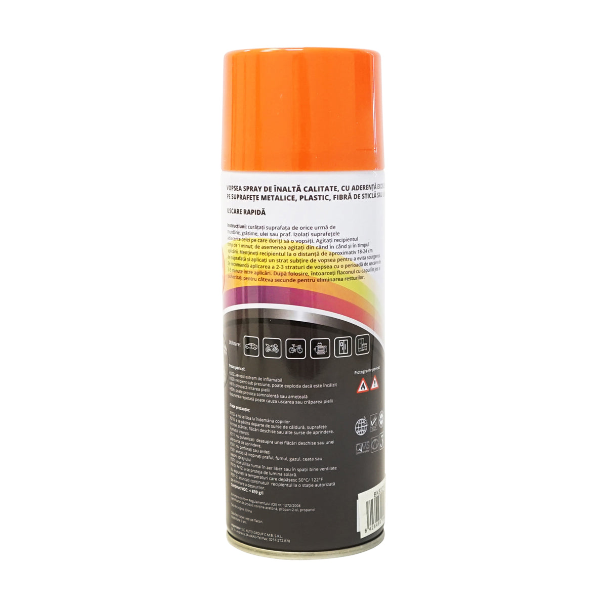 Spray vernice auto rossa tipo David Brown professionale con asciugatura rapida 450ml MAGIC