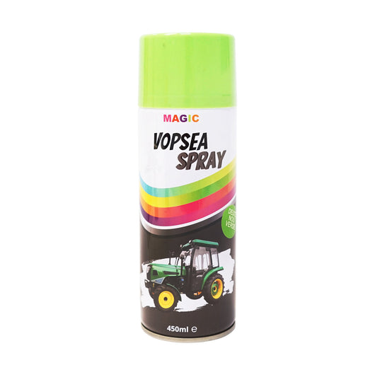 Spray vernice auto verde nuovo tipo Deutz, professionale con asciugatura rapida 450ml MAGIC.