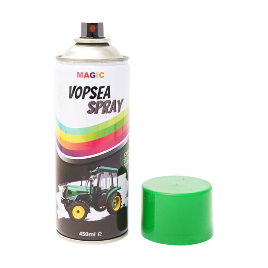 Spray vernice auto verde tipo John Deere professionale ad asciugatura rapida, 450 ml MAGIC