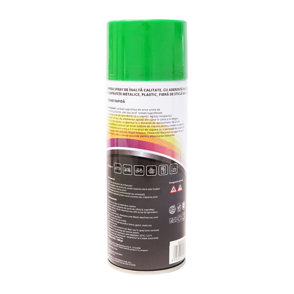 Spray vernice auto verde tipo John Deere professionale ad asciugatura rapida, 450 ml MAGIC