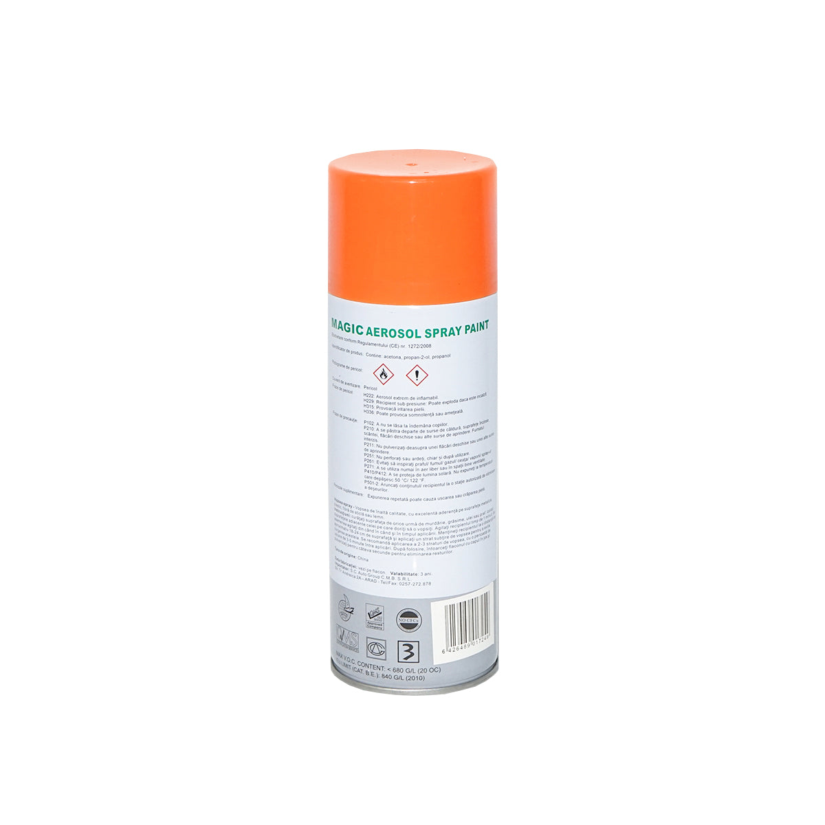 Spray vernice Magic arancione fluorescente 1006, 450 ml