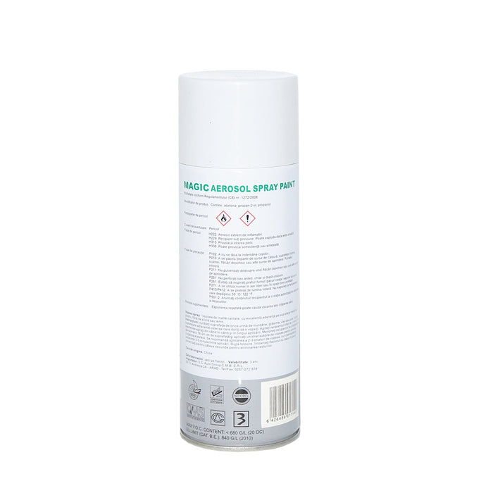 Spray vernice MAGIC bianco opaco 007, 400 ml