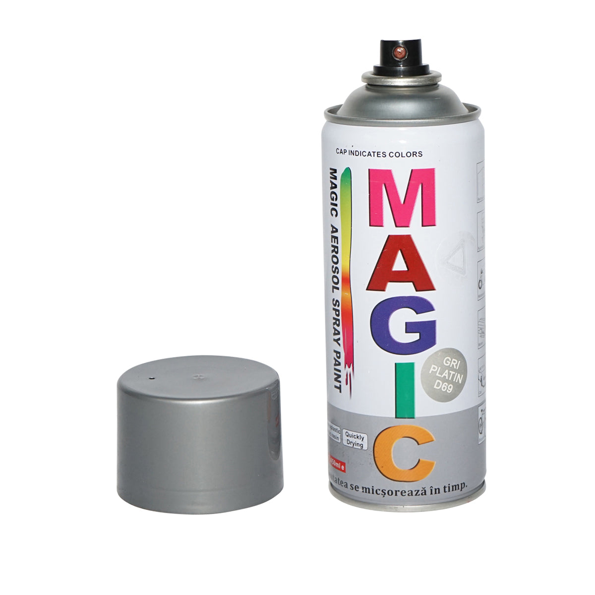 Spray vernice Magic grigio platino 450 ml.