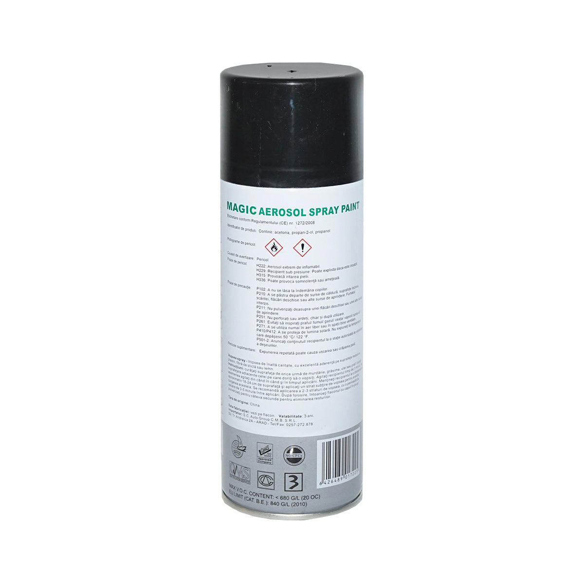 Spray vernice Magic nero lucido 039, 450 ml