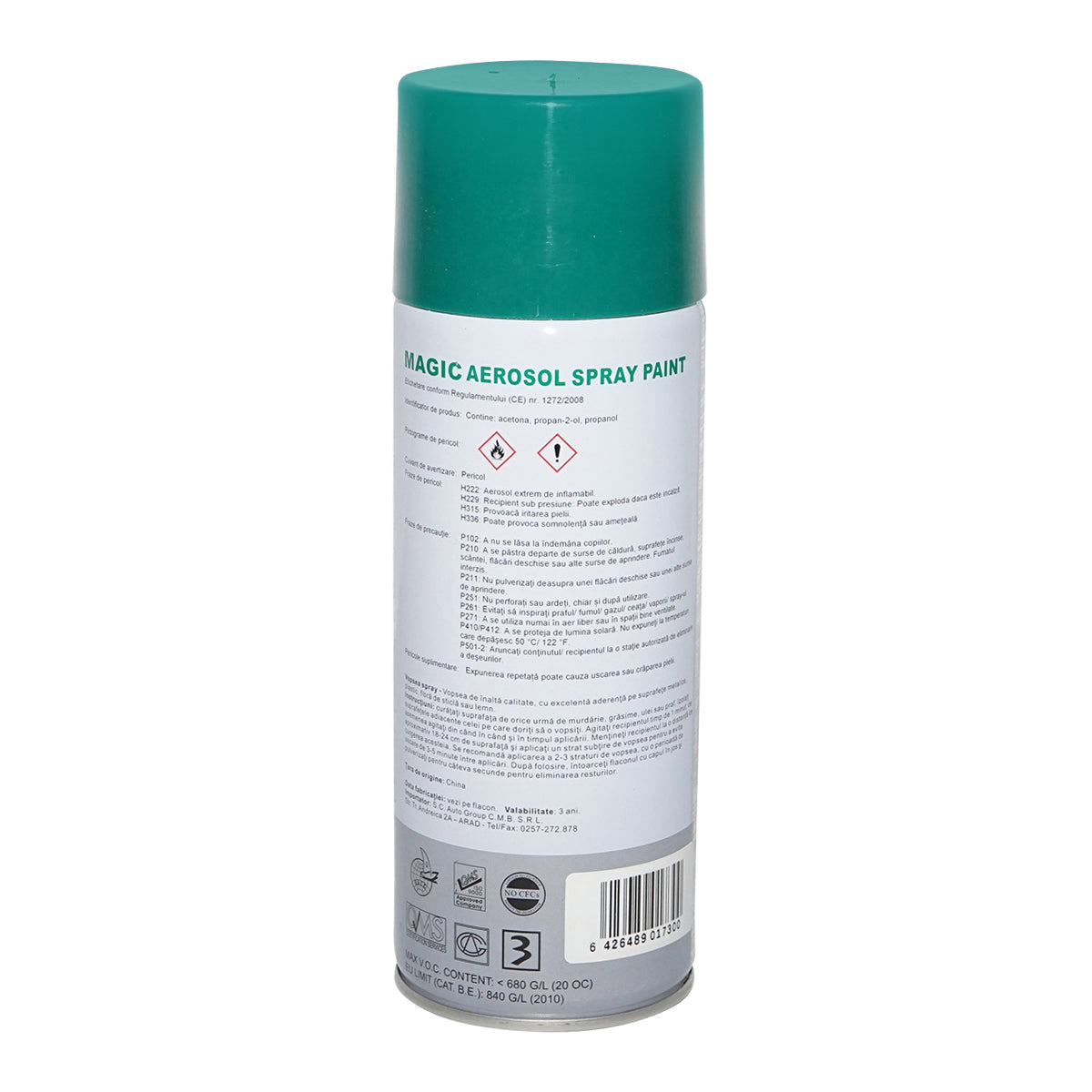 Spray vernice Magic verde 6016, 400 ml