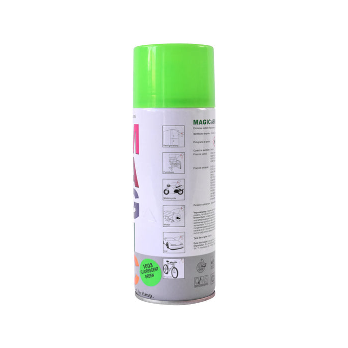 Spray vernice verde fluorescente 1005, 450 ml