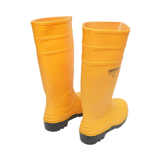 Stivali da lavoro in gomma, gialli, taglia 41 Crownman
