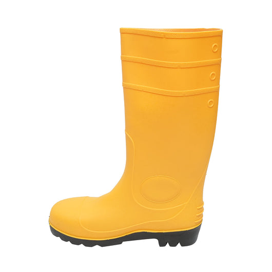 Stivali da lavoro in gomma, gialli, taglia 43 Crownman.