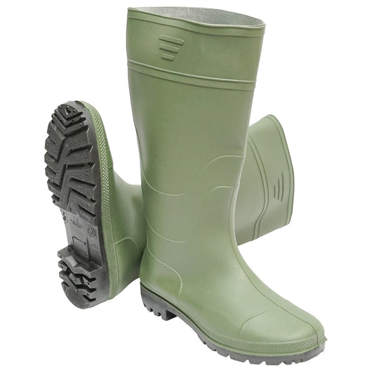 Stivali da lavoro in PVC verde, taglia 42, modello 001GB