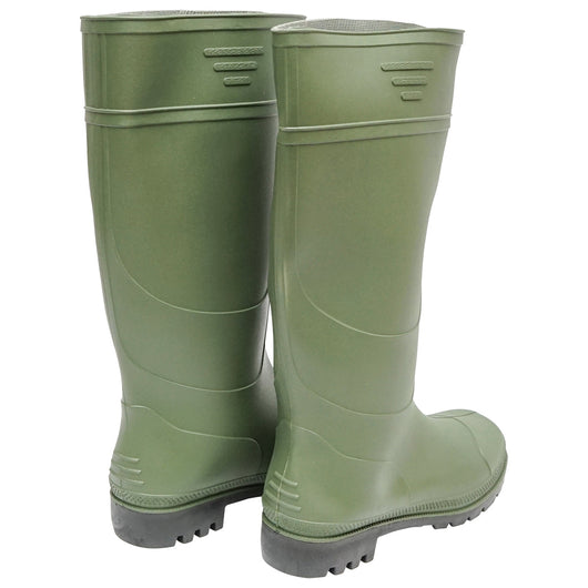 Stivali da lavoro in PVC verde, taglia 42, modello 001GB