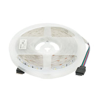 Striscia LED 5050 12W/m RGBW, 12-220V rotolo 5m, 60 LED/m IP20