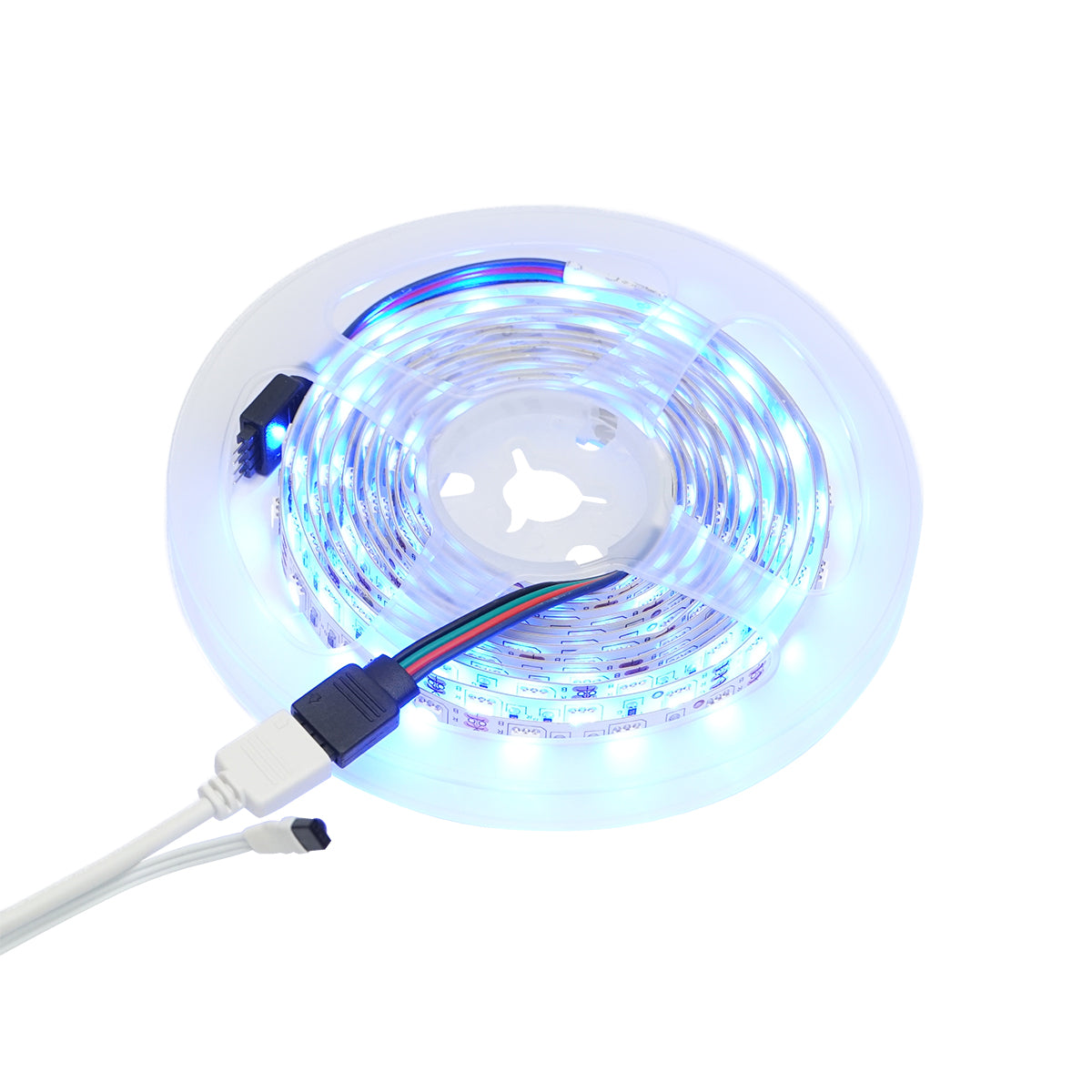 Striscia LED 5050 14,4W/m RGB, 12-220V rotolo 3m, 60 LED/m IP20