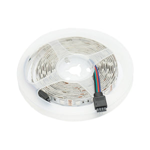 Striscia LED 5050 14,4W/m RGB, 12-220V rotolo 3m, 60 LED/m IP20