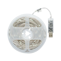 Striscia LED decorativa intelligente 2W/m 5V con telecomando, controllo musicale, bluetooth, applicazione USB, 10m RGB+IC IP68