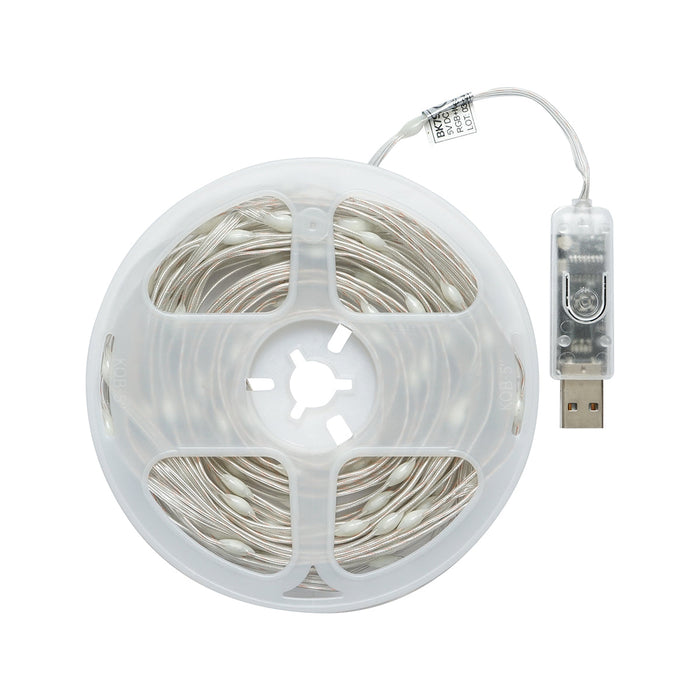 Striscia LED decorativa intelligente 2W/m 5V con telecomando, controllo musicale, bluetooth, applicazione USB, 10m RGB+IC IP68