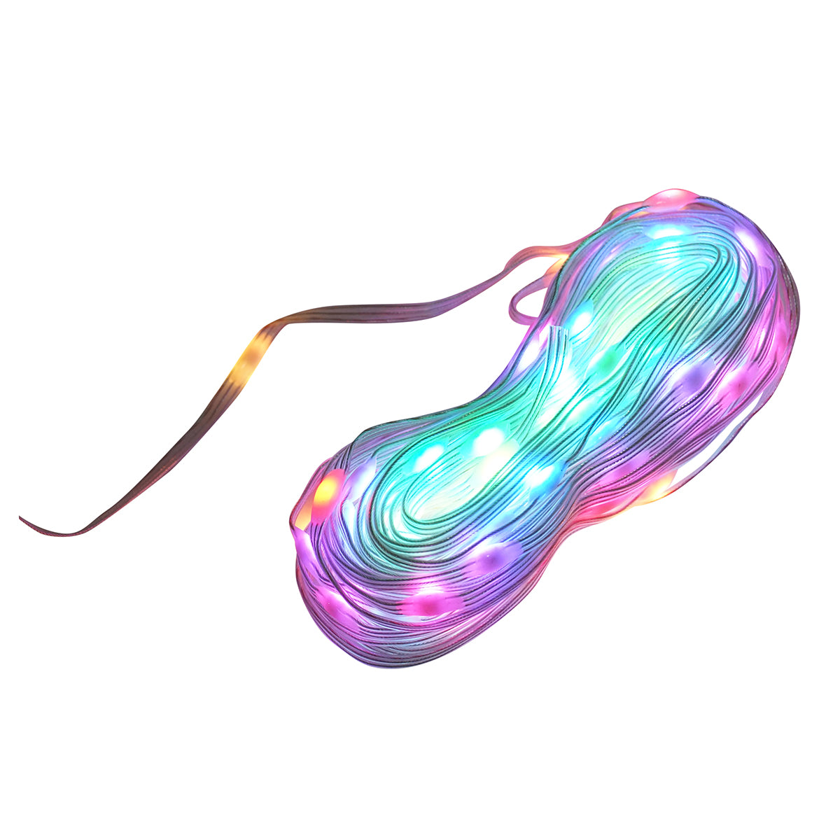 Striscia LED intelligente 2W/m 5V con telecomando, controllo musicale, bluetooth, applicazione USB, 10m RGB+IC IP68