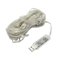 Striscia LED intelligente 2W/m 5V con telecomando, controllo musicale, bluetooth, applicazione USB, 10m RGB+IC IP68