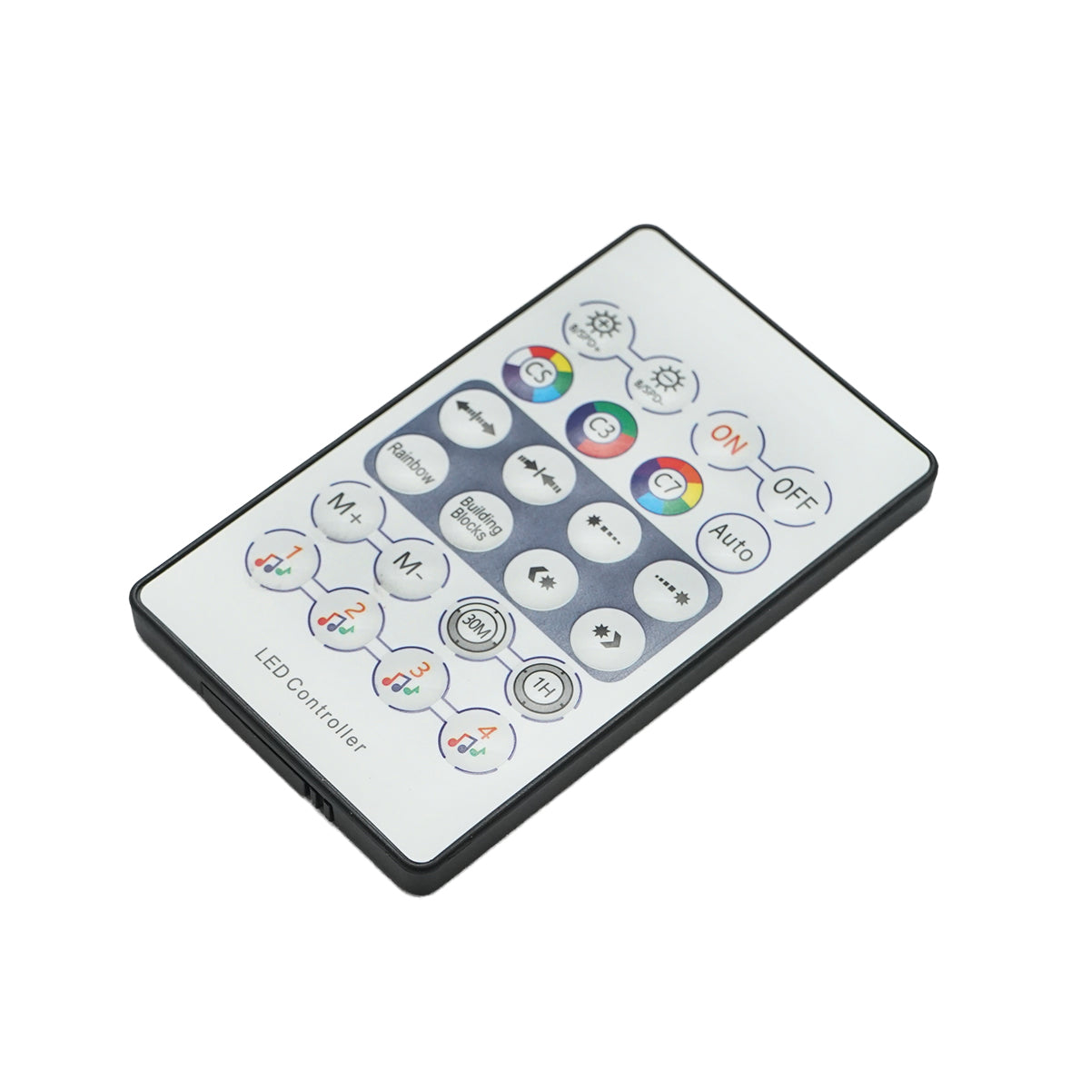 Striscia LED intelligente 2W/m 5V con telecomando, controllo musicale, bluetooth, applicazione USB, 10m RGB+IC IP68