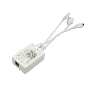 Striscia LED intelligente 2x15m, 24V con telecomando, controllo vocale, bluetooth, applicazione USB, 30m RGB IP20