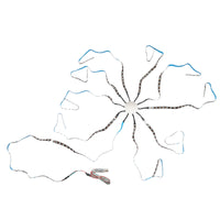 Striscia LED modello Fireworks 11x0,5+1x2m 5V, USB, bluetooth, controllo vocale, applicazione RGB+IC