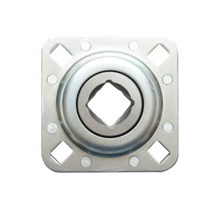 Supporto con cuscinetto ST491 quadrato=32,5 mm.