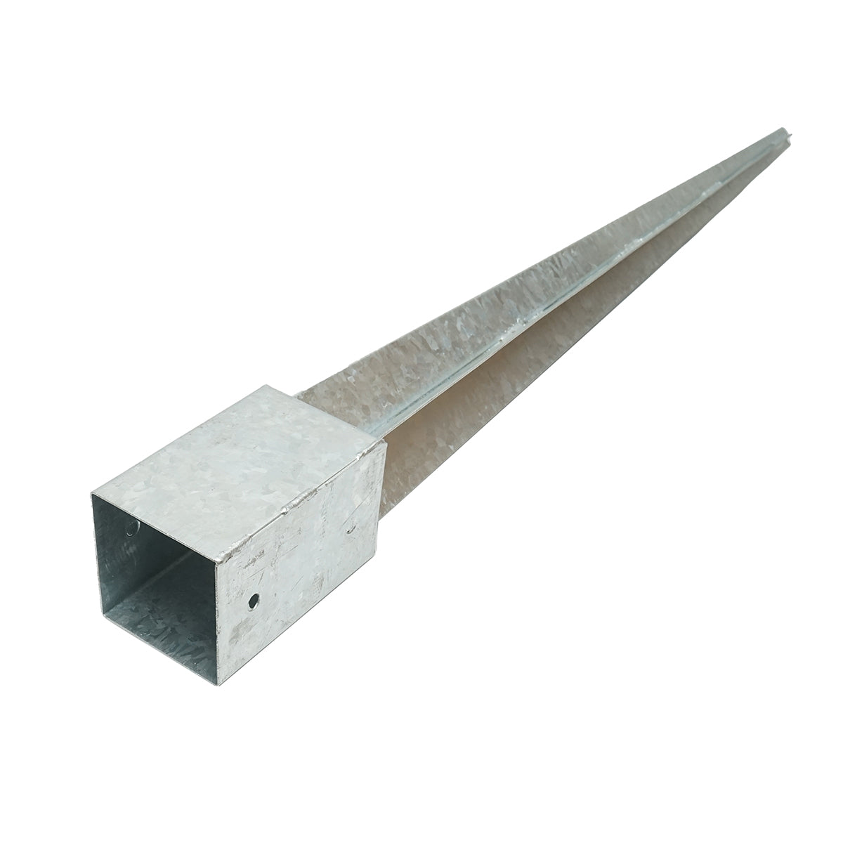 Supporto per palo tipo picchetto 91x91x900mm, acciaio zincato, galvanizzato