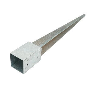 Supporto per palo tipo picchetto 91x91x900mm, acciaio zincato, galvanizzato
