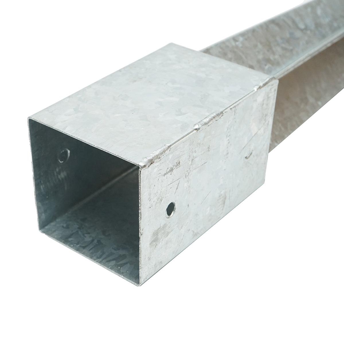 Supporto per palo tipo picchetto 91x91x900mm, acciaio zincato, galvanizzato