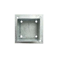 Supporto per palo, montaggio con viti 91x91x150, acciaio zincato, galvanizzato
