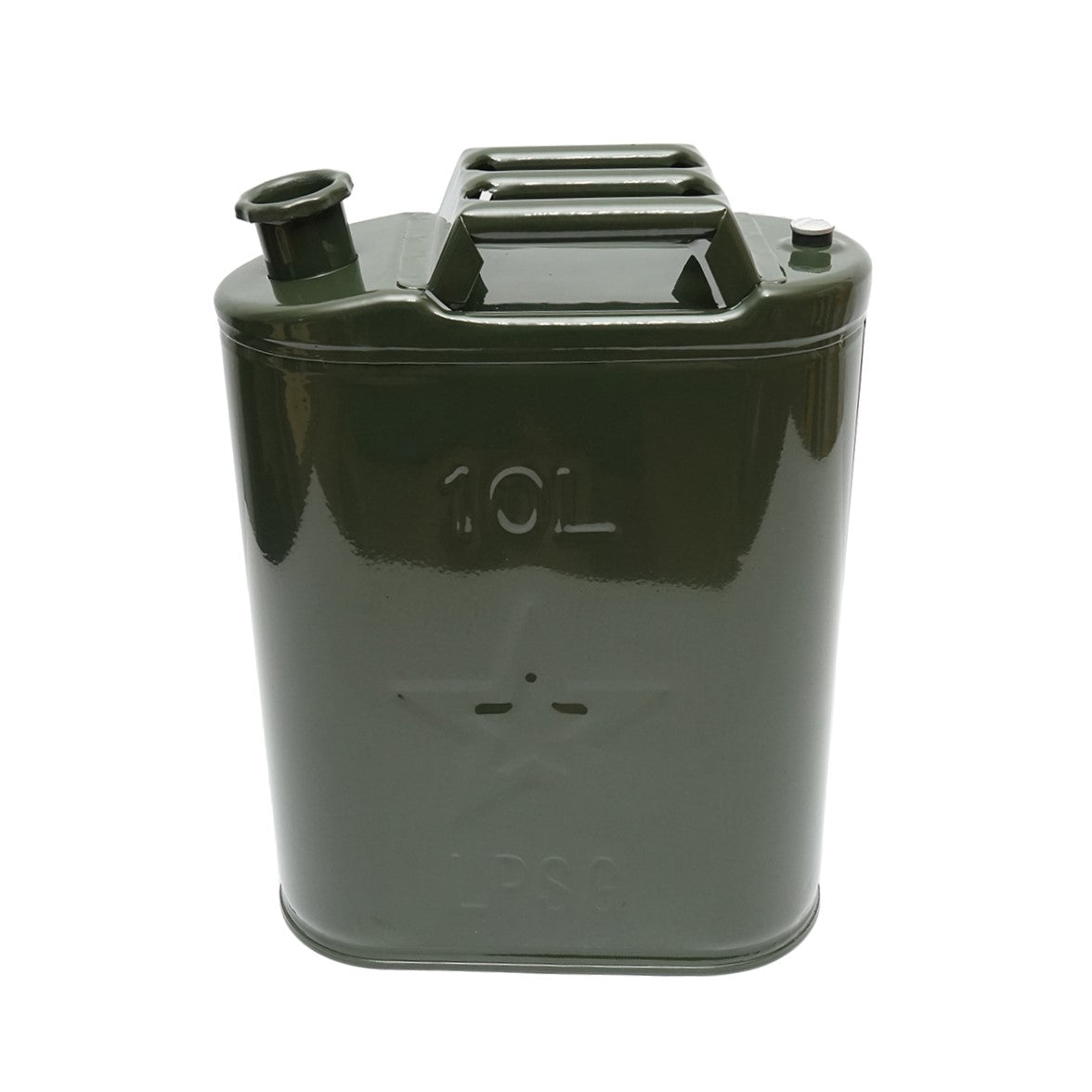 Tanica in metallo da 10 litri con tappo a vite