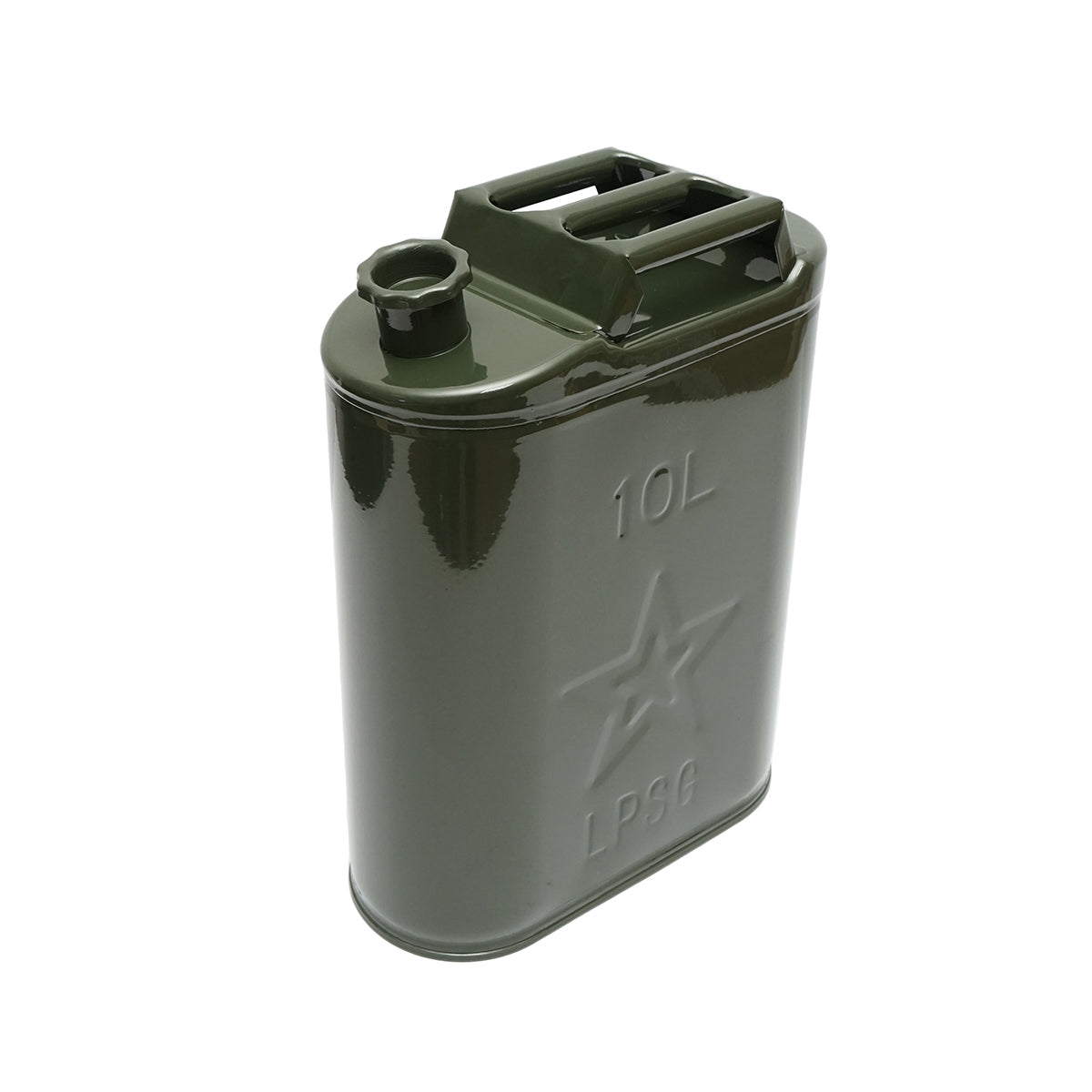 Tanica in metallo da 10 litri con tappo a vite