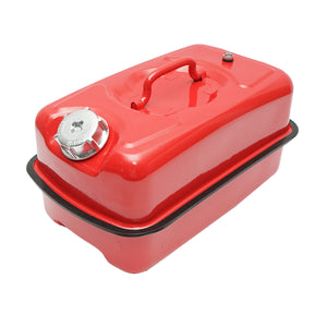 Tanica in metallo orizzontale da 10 litri Con tubo flessibile e tappo a vite