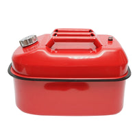 Tanica in metallo orizzontale da 20 litri Con tubo flessibile e tappo a vite