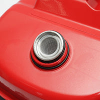 Tanica in metallo orizzontale da 20 litri Con tubo flessibile e tappo a vite