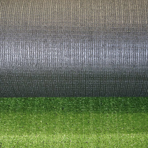 Tappeto di erba artificiale verde 4x30 m, filo 7 mm, 2 strati PP e rete PU