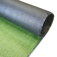 Tappeto di erba artificiale verde 4x30 m, filo 7 mm, 2 strati PP e rete PU